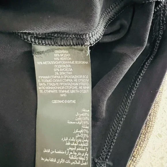 Ted Baker London Lizzey Twist Gold Dress size 3 - Picture 6 of 10